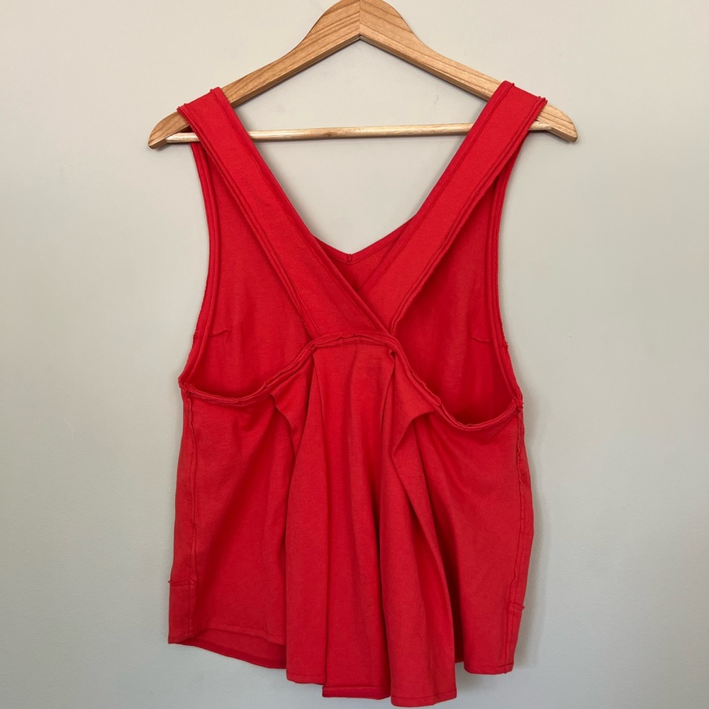 Free People We the Free Red Racerback tank top Size P/S